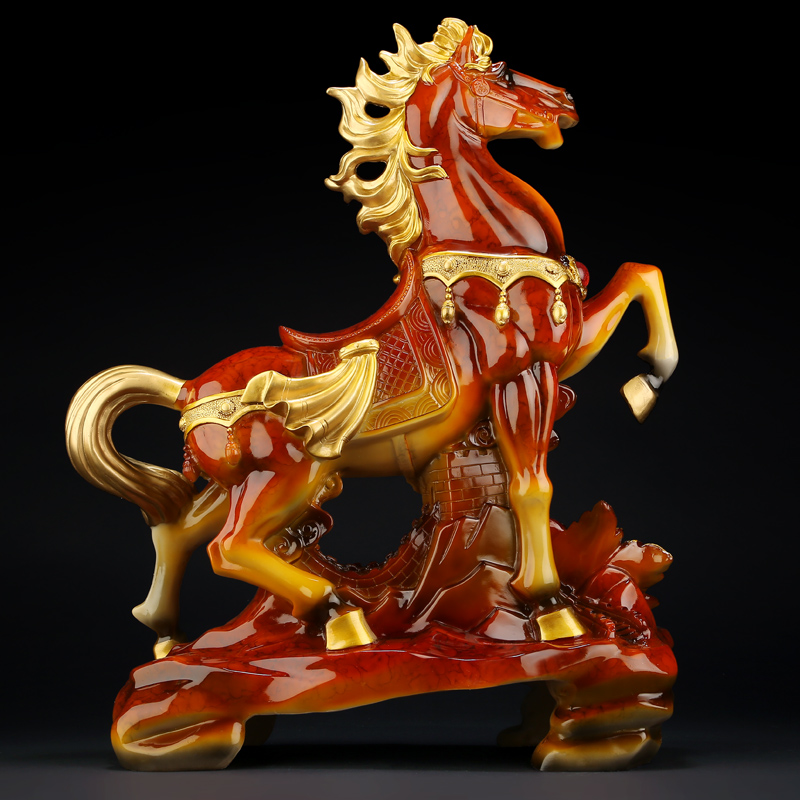 Của tổ chức từ thiện đồ trang trí ngựa quà tặng khai trương thời trang Lucky Horse Trang chủ trang trí quà tặng sáng tạo 0521