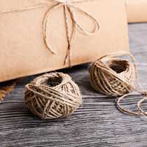 Baking packaging twine for packaging boxes decorative rope for kraft paper boxes binding rope twine in a roll of 50m