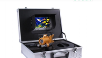 Pipeline endoscope looking down the water well looking at the ground pile hole is suitable for detecting vertical pipes
