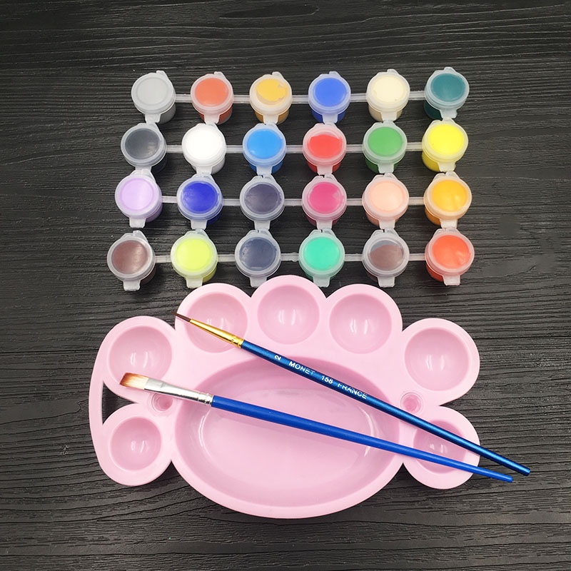 Acrylic pigment Set Set with painted stone painted stone painting model graffiti canvas shoe bag mask