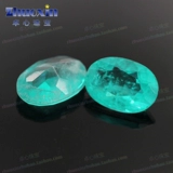 Турмалиновый синтезированный зеленый стеклянный драгоценный камень для кольца, с драгоценным камнем