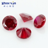 Природная руда, синтезированный искусственный рубиновый драгоценный камень для кольца, 12mm
