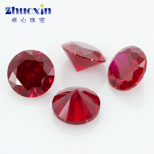 Природная руда, синтезированный искусственный рубиновый драгоценный камень для кольца, 12mm
