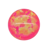 Барби розовый круглый опал-камень опал круглый круглый плоский яичный лицо с темно-розовым опалом обнаженным камнем Op43