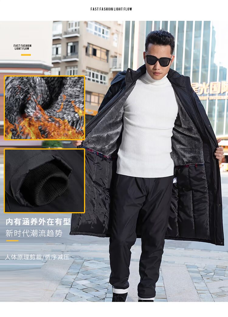 Áo tập mùa đông thể thao áo khoác cotton nam và nữ dài phần dày đôi ấm áp đội tuyển quốc gia áo khoác thể thao mẫu áo phao đẹp