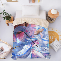 Come to Tuding to do Childrens cartoon Summer cool quilted by BeyBlue Route Air conditioning by Core Laffi unicorn Single Summer Quilt