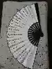 Hand-written inscription folding fan Thirty-six pieces Wuyun Mountain people write calligraphy authentic blank rice paper fan special offer