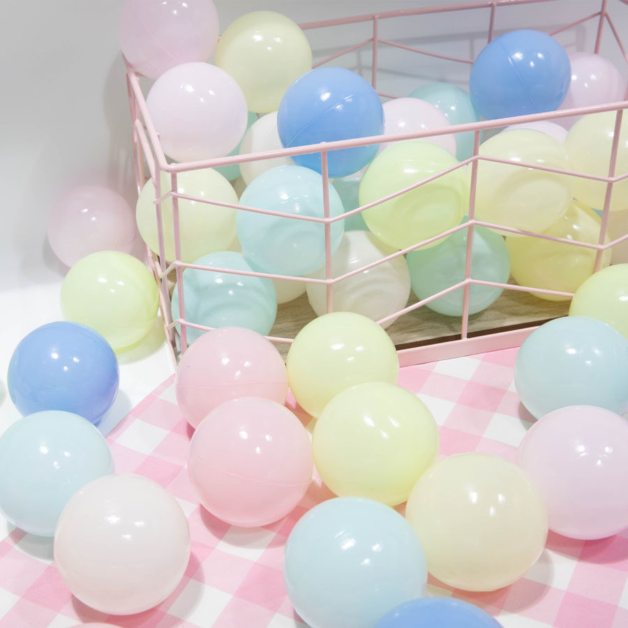 7cm thickened environmentally-friendly marine polo polo balls baby toy ball children's playground colorful ball tennis red ball-Taobao