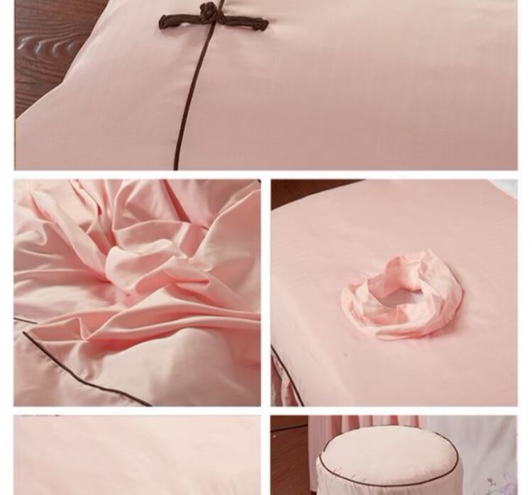 Beauty khăn trải giường gia đình bốn cao cấp bông Tencel bông bedspread thẩm mỹ viện massage SPA tối giản đặc biệt châu Âu - Trang bị tấm ra giường spa