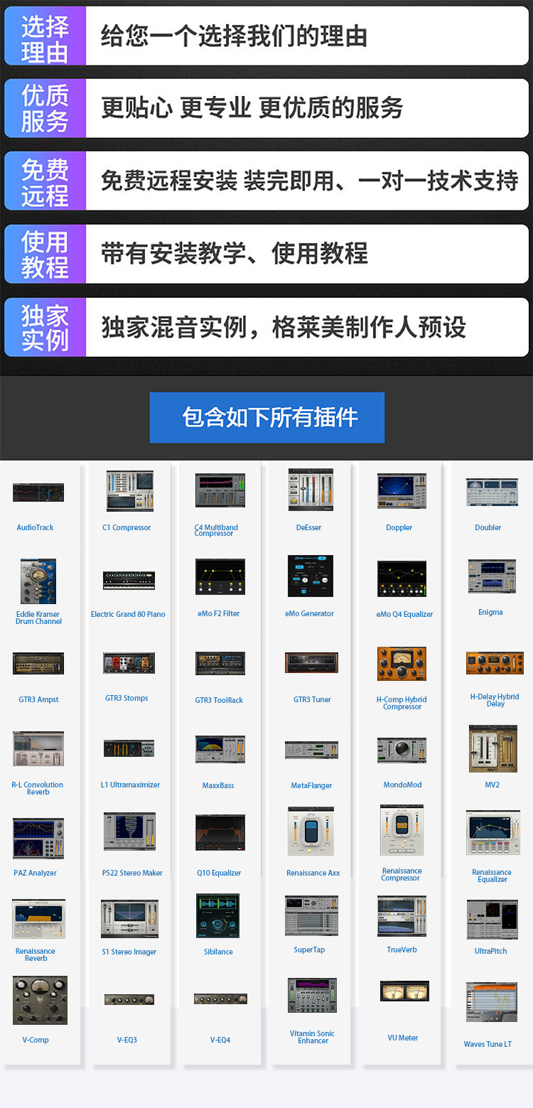 Waves Gold 效果器黄金包正版插图3