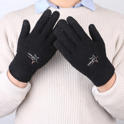 触屏手套男士冬季加厚保暖