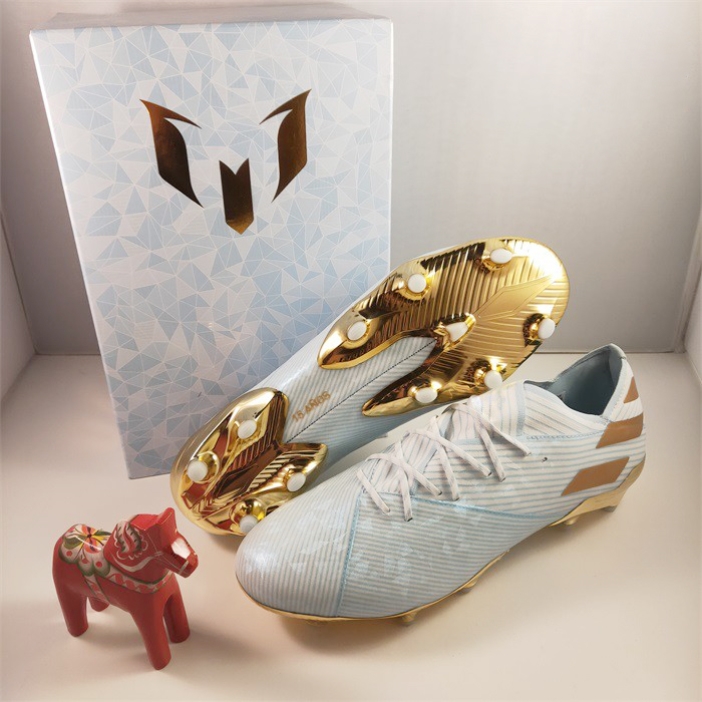 Messi Golden Globe Award 15th anniversary Super Top Football Shoes men adult long nails FG match crumble TF Xiao Li 2