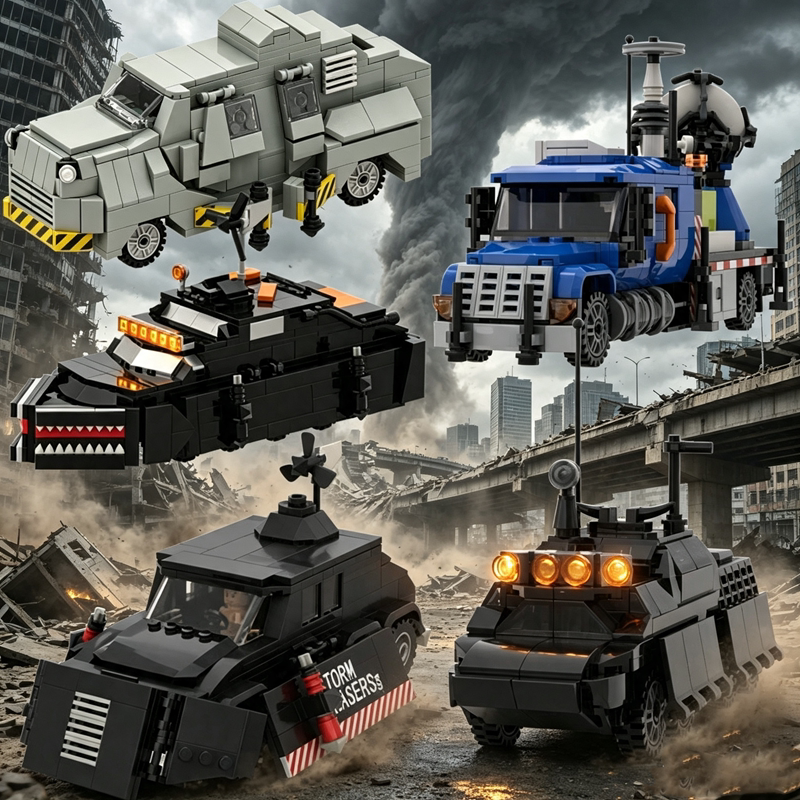 Clown 2 Tiv2 Storm Interceptor Vehicle Building Blocks Storm Chaser Armored Vehicle Radar Vehicle Assembly Model Toy 6 Clown 2 Tiv2 Storm Interceptor Vehicle Building Blocks Storm Chaser Armored Vehicle Radar Vehicle Assembly Model Toy 6