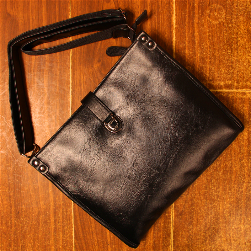 Trend 2019 new Japan-ROK men's single shoulder bag leisure business men's slanted satchel bungle-covered bungle-covered bag