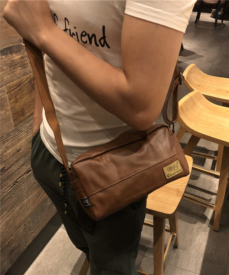 tre scatole nuova borsa a tracolla da uomo alla moda mini zaino piccolo da uomo e da donna versione giapponese e coreana borsa quadrata per cellulare a tracolla retrò_voghion.com