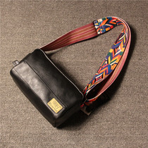 threebox Tide brand mens ribbon shoulder bag leisure Japanese and Korean mens bag crossbody sports men and women mobile phone small square bag