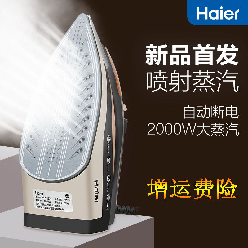 Haier electric iron water vapor household steam consolation bucket iron power small soup clothes handheld electric transport iron bucket