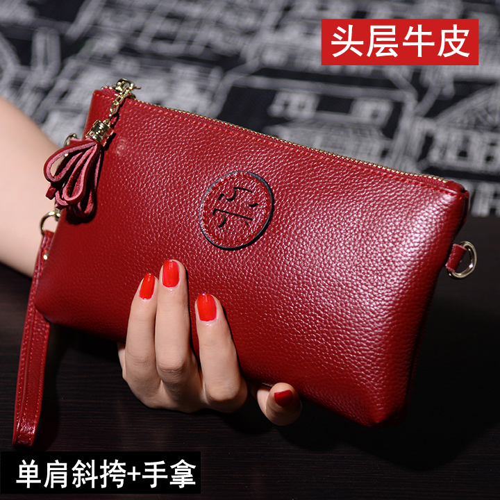 Genuine Leather Crossbody Bag for Women 2026 New Fashion Top Layer Cowhide Shoulder Bag for Middle-Aged and Elderly Soft Leather Small Bag
