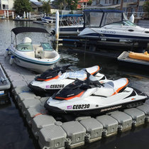 2020 explosive motorboat position floating dock