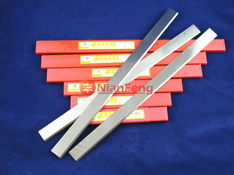 Inlaid tungsten steel planing knife ultra-hard high-speed network HSS with cemented carbide planing knife on four sides planing planing press planing knife sheet