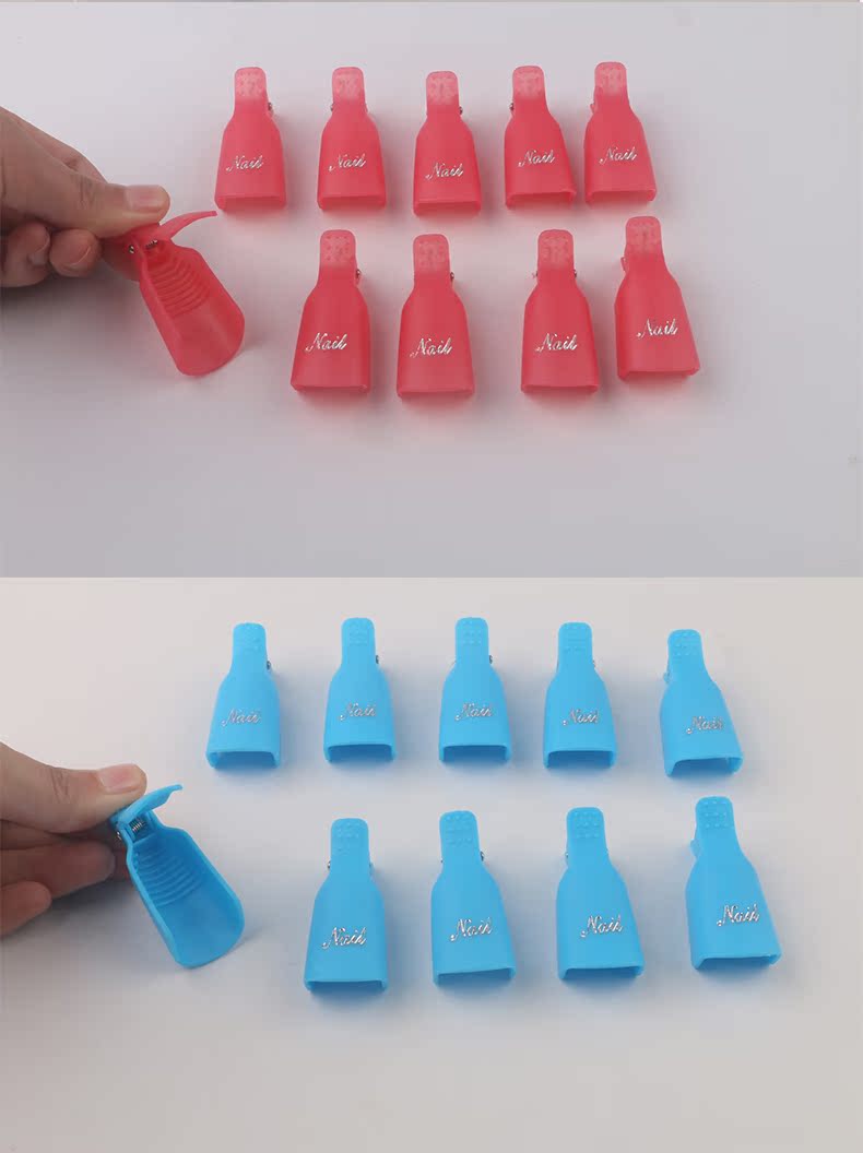 Công cụ dỡ tải clip dỡ tải Áo giáp dỡ tải móng tay sơn móng tay keo bốc dỡ tay áo lá thiếc miễn phí 10 gói - Công cụ Nail máy dũa nail