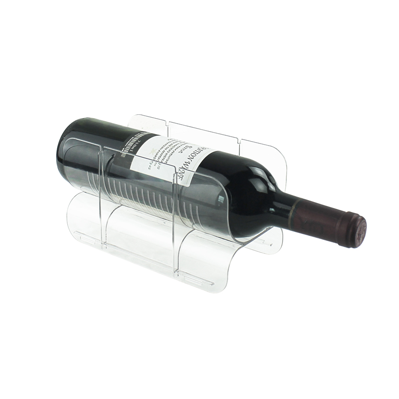 New product stackable wine rack refrigerator wine glass storage rack kitchen seasoning bottle storage rack horizontal bottle rack