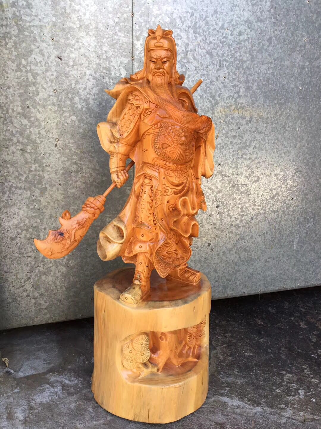 Root root art of the finished red bean fir knob material clean stereo engraving teacher craft width 25cm high 70cm