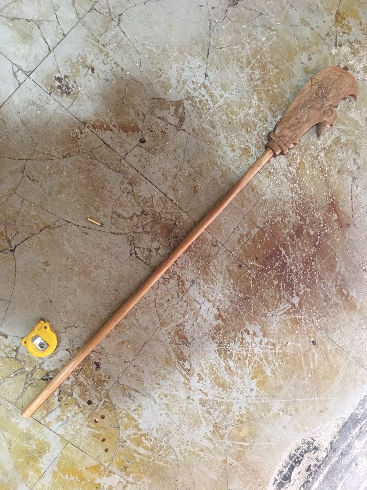 Qinglong Yanyue Knife Cliff Cypress Camphorwood Guan Gong Knife mighty domineering shape good horizontal knife vertical knife welcome to customize