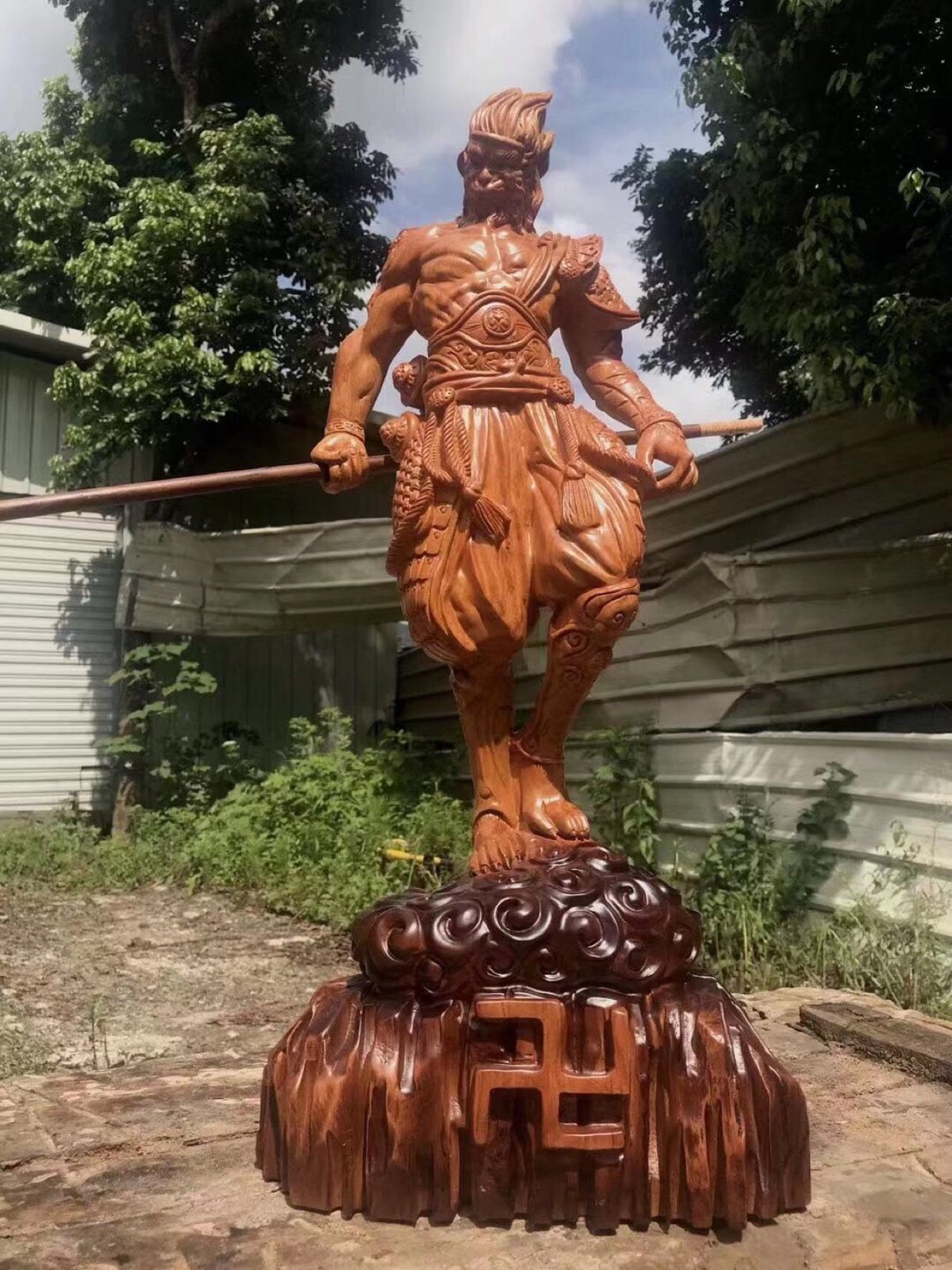 Root Carving Wood Carving Pendulum Pieces Sun Epiphany Sky Great Santa Ba Flowers Material Clean Styling Good Gift Home Craft Gift Swaying Accessories