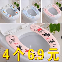 Светло -коричневые 4 установленные туалетные колодки