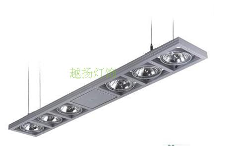 Six heads of long strip light LED 50W Ceiling lamp spotlight bulge aluminum light source halogen lamp