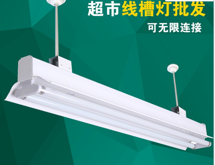 Dual tube t8 fluorescent lamp stent sterilization lamp classroom lamp UV sunlight purified lamp disc