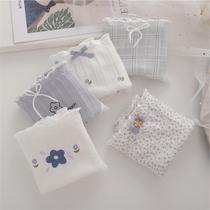 Japanese ZD Crush Cotton Panties Woman in the middle of the Japanese Young Young Girl Triangle