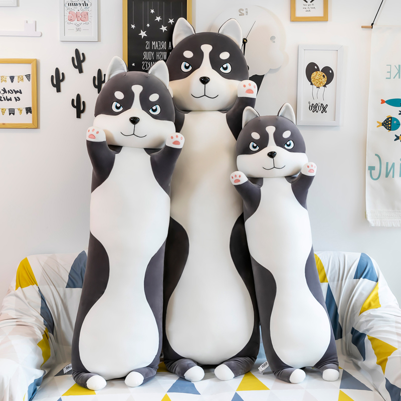 Japan ZD cute husky plush toy doll doll birthday