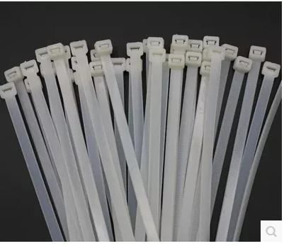 Strap nylon strap 3x80 self-locking white plastic strap binding strap packaging 1000 pieces