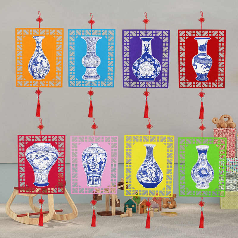 Chinese style creative ornaments kindergarten school classroom corridor Huanchuang aerial ornaments shopping mall ceiling decoration