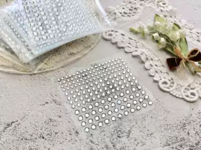 Hand-made bead stickers-Embossed hand account collage Retro handmade DIY decoration and paper tape floating cultural and creative