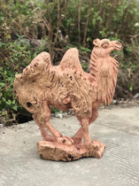 Camphor Wood root carving camel ornaments Desert King solid wood home desk decorations crafts