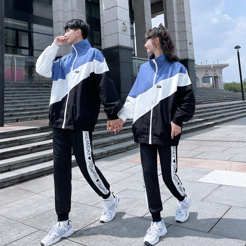 Middle school students' class uniform spring suit ins Korean version of junior high school students British college wind junior first sports uniform school uniform tide