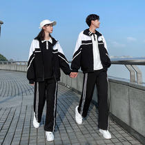 Primary school students spring suit class uniforms college wind primary high school students harbor wind three sets of Korean school uniforms