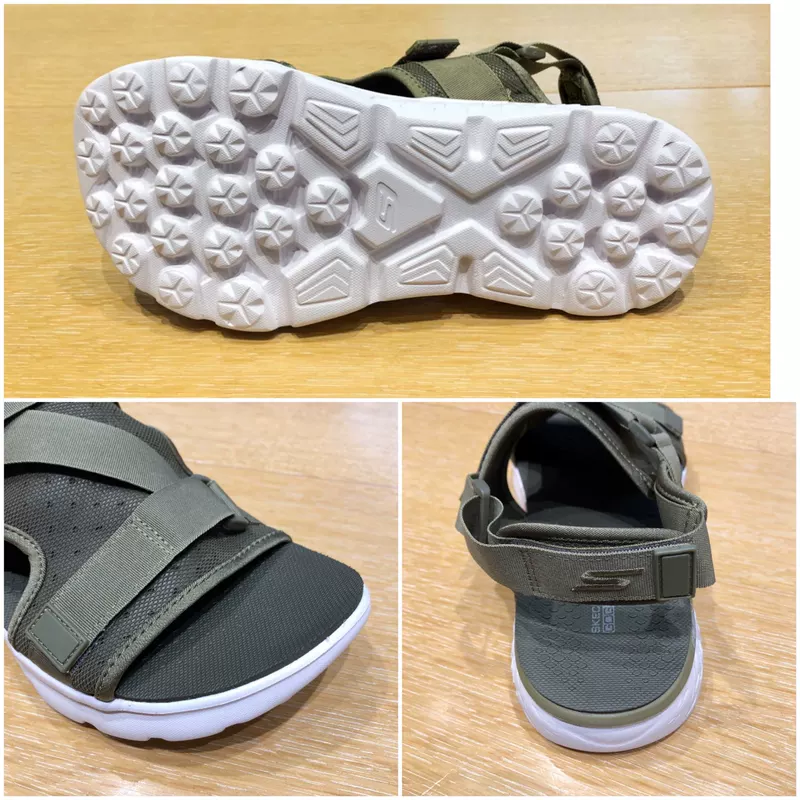 Skechers SKECHERS Dép Giày nam 55372 Mùa hè Giày mới Velcro Giày thể thao nhẹ Giày đi biển - Giày thể thao / sandles dép xăng đan nữ