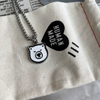 Цветочное 5 белого медведя Ожерелье Одно