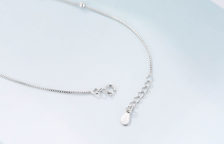 Chính hãng s925 sterling bạc vòng chân nữ thời trang khí chất hoang dã vận chuyển hạt chân trang sức sinh viên trang sức quà tặng - Vòng chân lắc chân vàng pnj