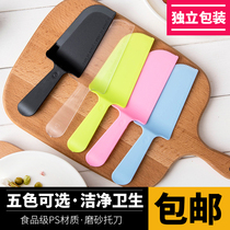 Disposable Tote Knife Cake Cutting Knife Birthday Frosted Thickening Knife Fork Serrated Shovel Knife Thickened independent packaging 100 only