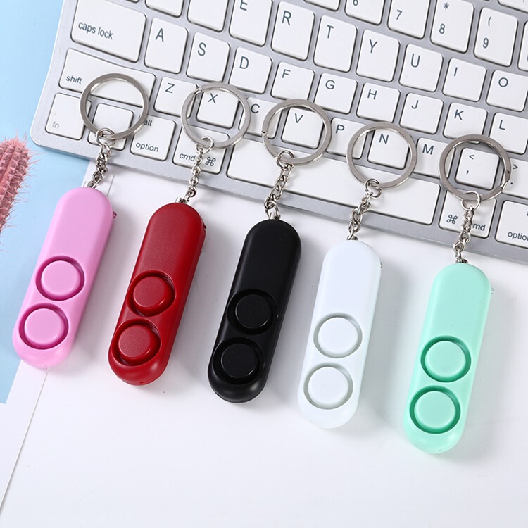 Dual-Speaker Anti-Wolf Device, Alarm, Women's Self-Defense Device, Hand-Pulled Women's Alarm, Keychain, Anti-Lost Device