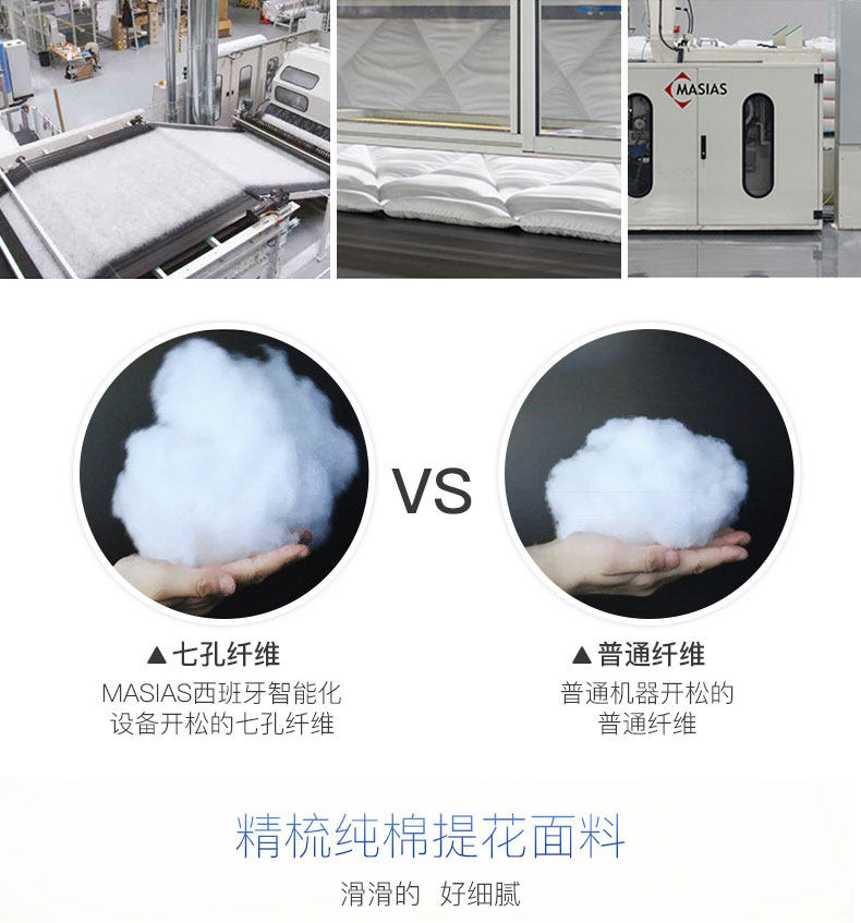 Подушка постельная 梦洁宝贝儿童枕头纯棉枕芯面包枕纤维枕幼儿园学生枕定型0-3-12岁