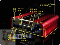 Bluetooth power amplifier card mp3 power amplifier high power with FM PK digital power amplifier home