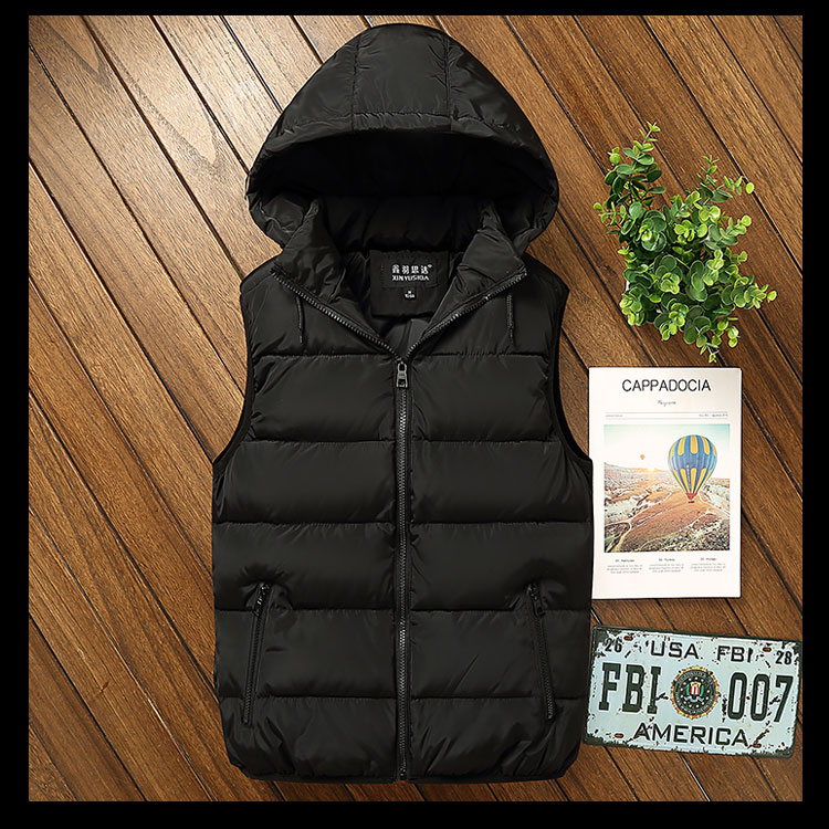 Thu đông mùa đông mới xuống vest cotton Phiên bản Hàn Quốc của những người đàn ông mỏng vest cỡ lớn áo khoác vest nam hàn quốc