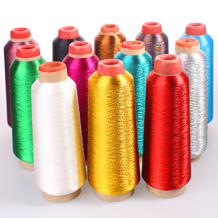 Gold and silver thread computer embroidery thread gold wire thread DIY handmade cross stitch metal thread gold thread fine silver wire thread bright silk thread