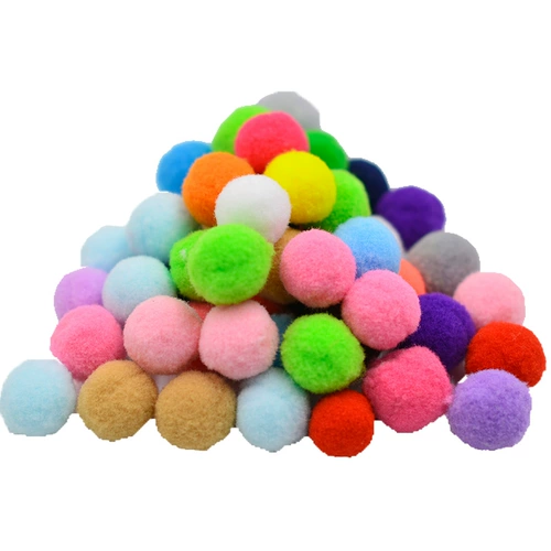 Смешанные высокие эластичные плюшевые детские наклейки, набор материалов, DIY, детское творчество